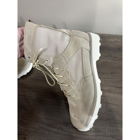 Sorel Caribou OTM Womens Boot 10 Ancient Fossil Chalk Waterproof Lace-Up Boots - Picture 8 of 15